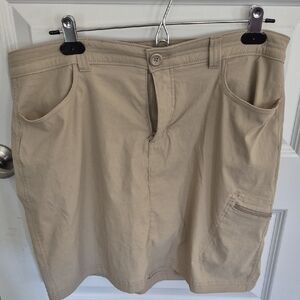 Womans Tan Skort